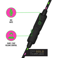 Produktbild för Stealth C6-100 Gaming Headset for Switch, XBOX, PS4/PS5, PC - Neon Green/Pink