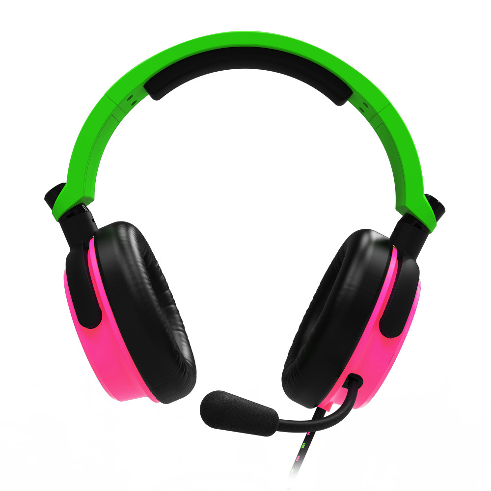 Produktbild för Stealth C6-100 Gaming Headset for Switch, XBOX, PS4/PS5, PC - Neon Green/Pink
