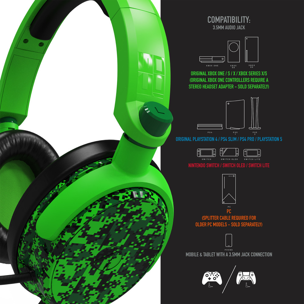 Produktbild för Stealth C6-100 Gaming Headset for  XBOX, PS4/PS5, Switch, PC - Digital Green