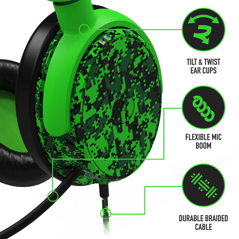 Produktbild för Stealth C6-100 Gaming Headset for  XBOX, PS4/PS5, Switch, PC - Digital Green