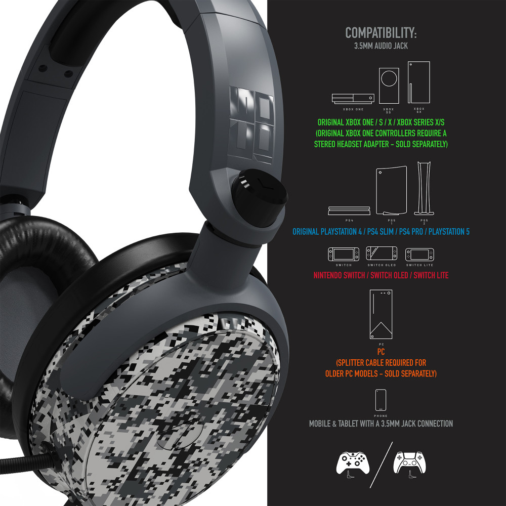 Produktbild för Stealth C6-100 Gaming Headset for  XBOX, PS4/PS5, Switch, PC - Digital Grey