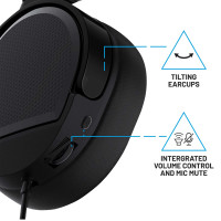 Produktbild för Stealth PANTHER Performance Gaming Headset for XBOX, PS4/PS5, Switch, PC - Black