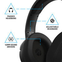Produktbild för Stealth PANTHER Performance Gaming Headset for XBOX, PS4/PS5, Switch, PC - Black
