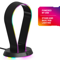 Produktbild för Stealth Light Up Charging Headset Stand