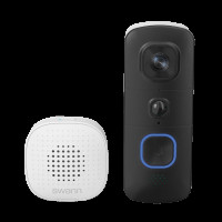 Produktbild för Swann EVO Trådlös Videodörrklocka med SwannShield AI röstassistent