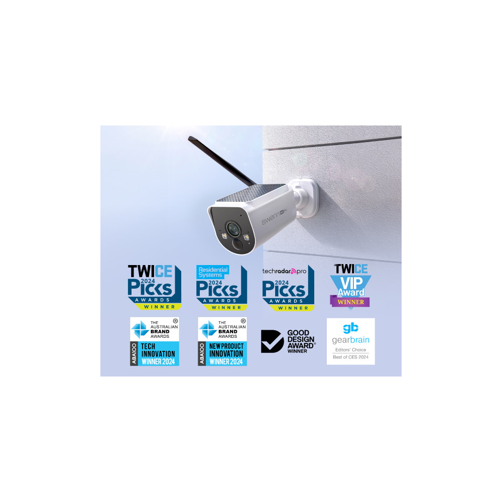 Produktbild för Swann MaxRanger4K™ 3-Pack Trådlös Kamera Övervakningssystem inkl 64GB SD Card Hub