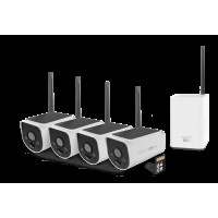 Produktbild för Swann MaxRanger4K™ 4-Pack Trådlös Kamera Övervakningssystem inkl 64GB SD Card Hub
