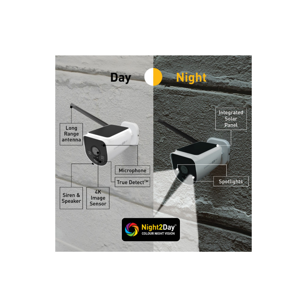 Produktbild för Swann MaxRanger4K™ 1-Pack Trådlös Tilläggskamera (kräver en MaxRanger System Hub för att fungera)