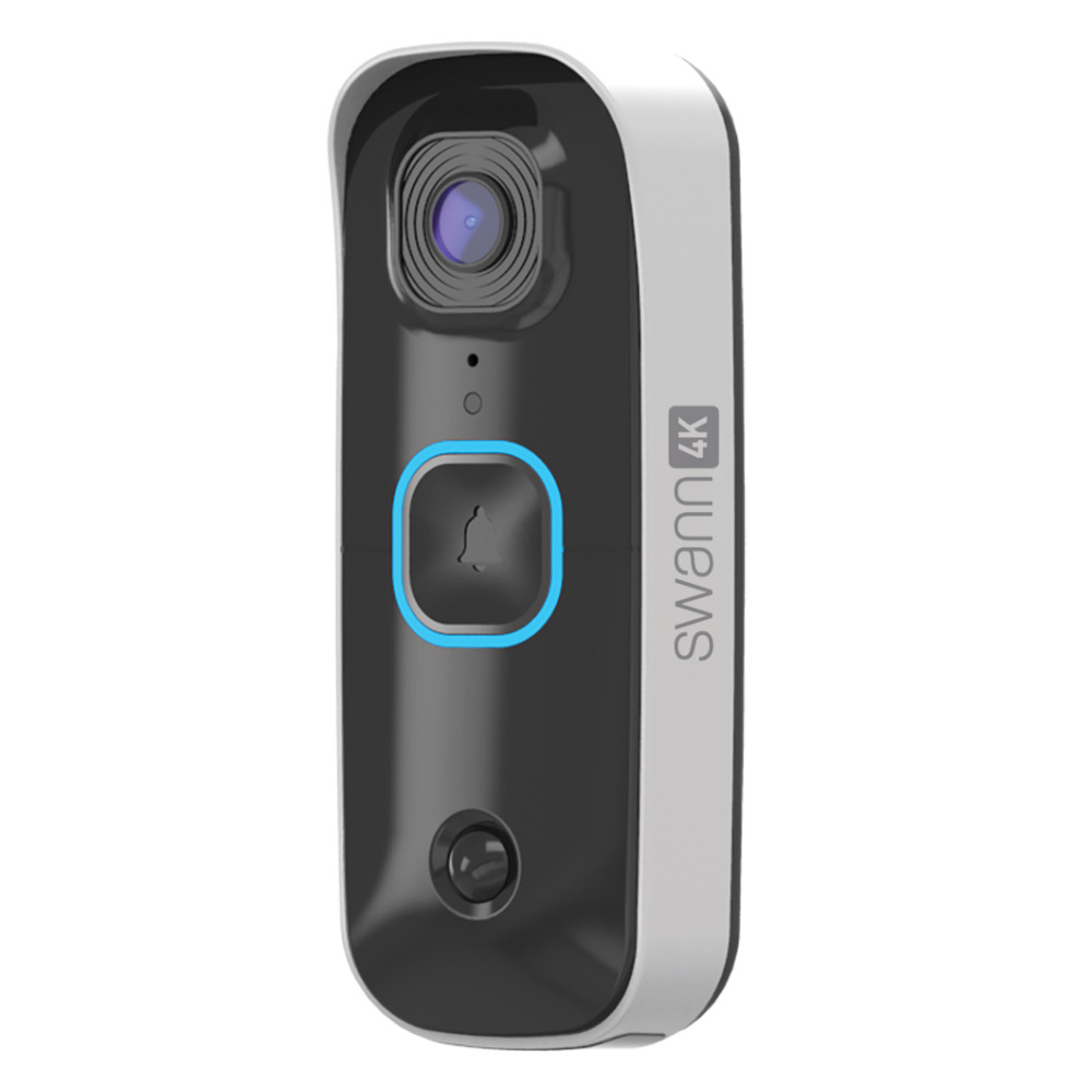 Produktbild för Swann Buddy4K Videodörrklocka med SwannShield AI röstassistent