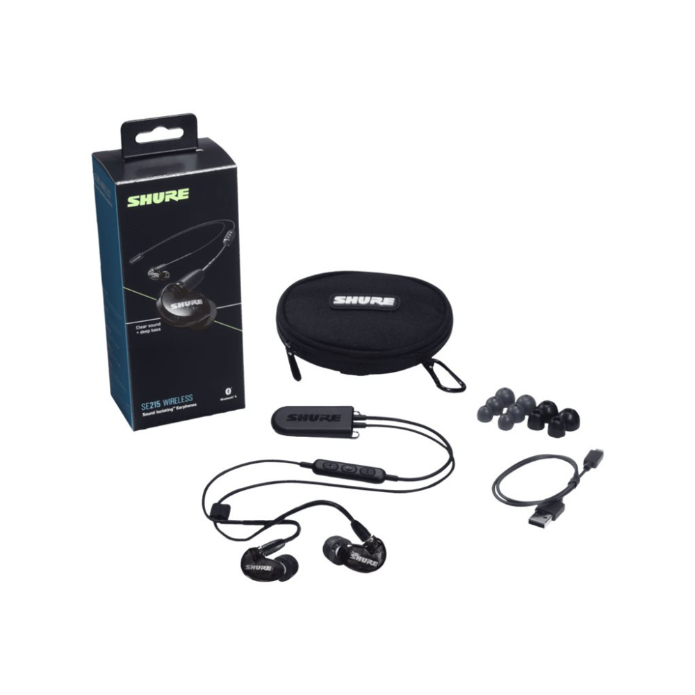 Produktbild för Shure SE215 Sound Isolating - hörlurar - 3,5 mm kontakt