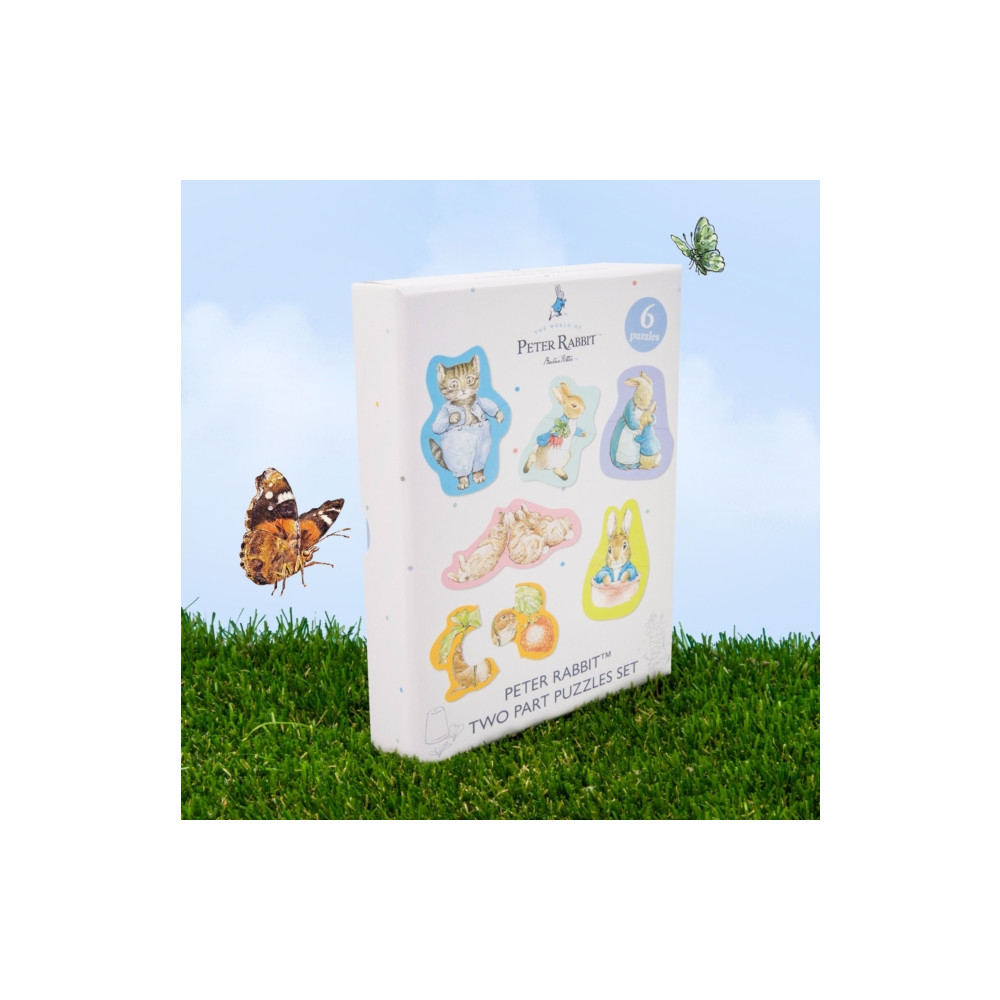 Produktbild för PETER RABBIT 2PART PUZZLE SET 6 PUZZLES (häftad, eng)