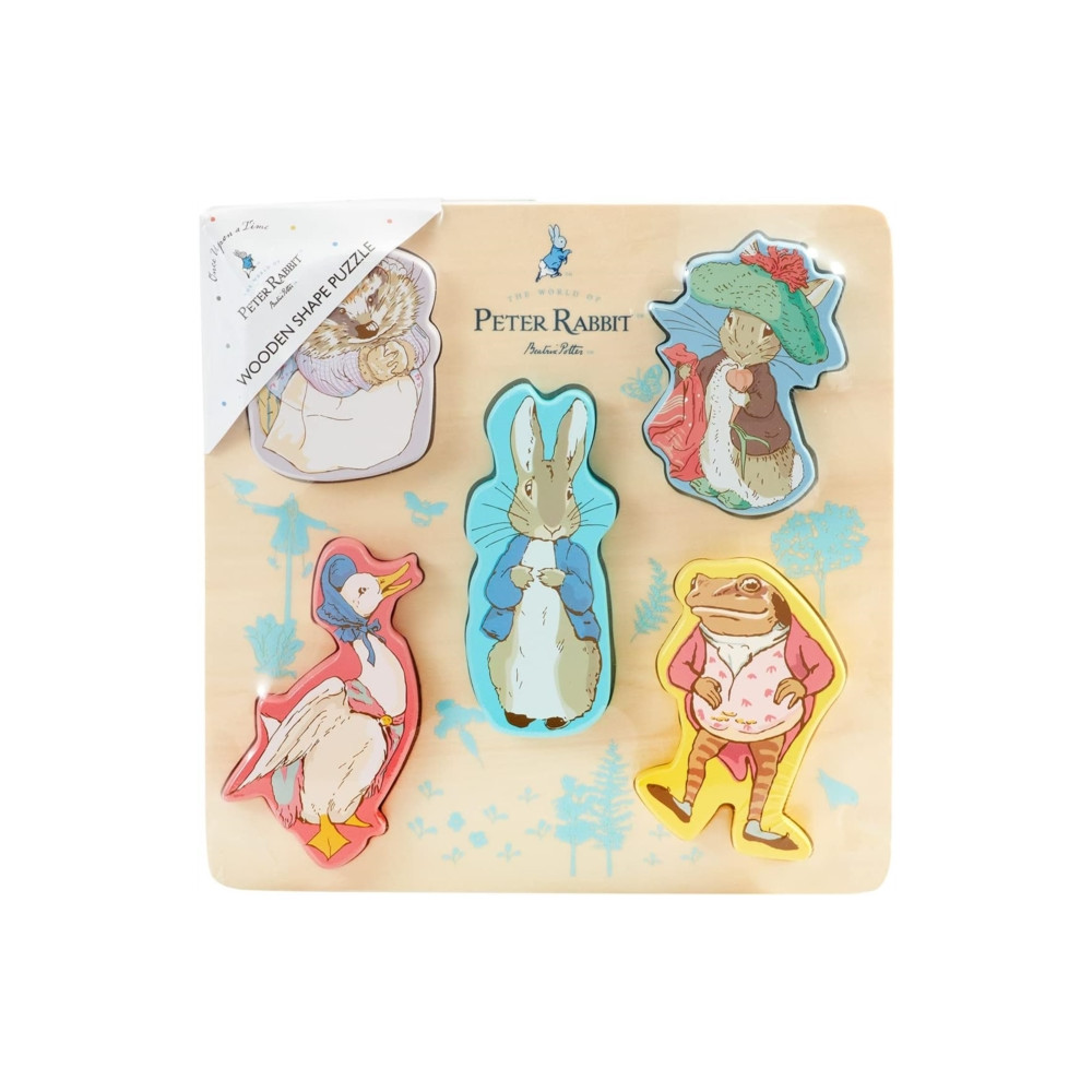 Produktbild för PETER RABBIT SHAPE PUZZLE (häftad, eng)