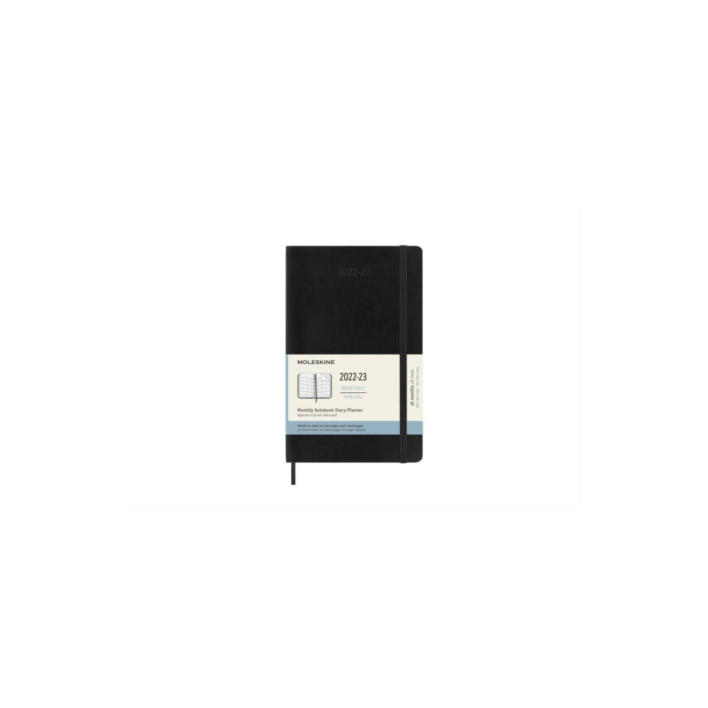 Produktbild för MOLESKINE 2023 18MONTH MONTHLY LARGE SOF (häftad, eng)