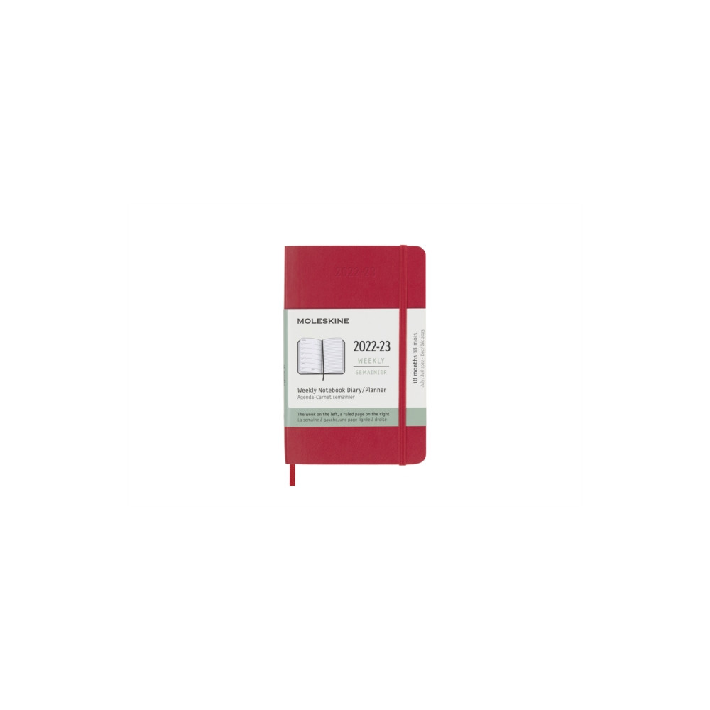 Produktbild för MOLESKINE 2023 18MONTH WEEKLY POCKET SOF (häftad, eng)