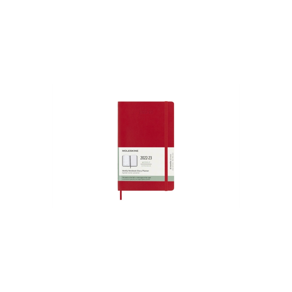 Produktbild för MOLESKINE 2023 18MONTH WEEKLY LARGE SOFT (häftad, eng)