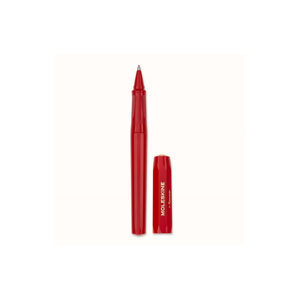 Produktbild för MOLESKINE X KAWECO BALLPEN RED (häftad, eng)