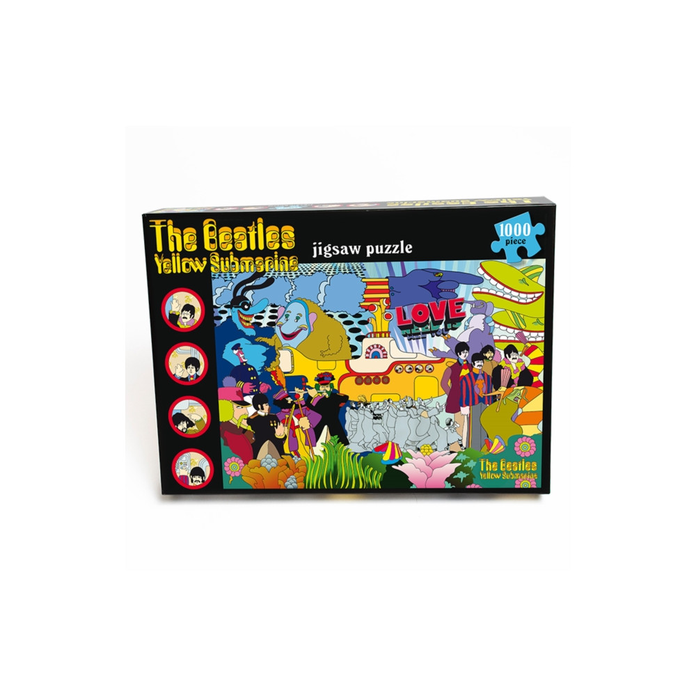 Produktbild för Yellow Submarine Beatles Album Cover Puzzles (häftad, eng)