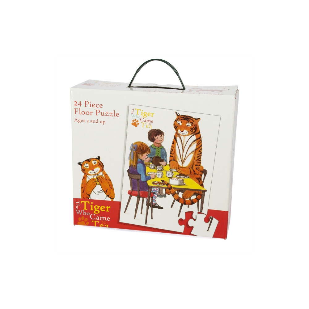 Produktbild för Tiger 24pc Floor Puzzle (häftad, eng)
