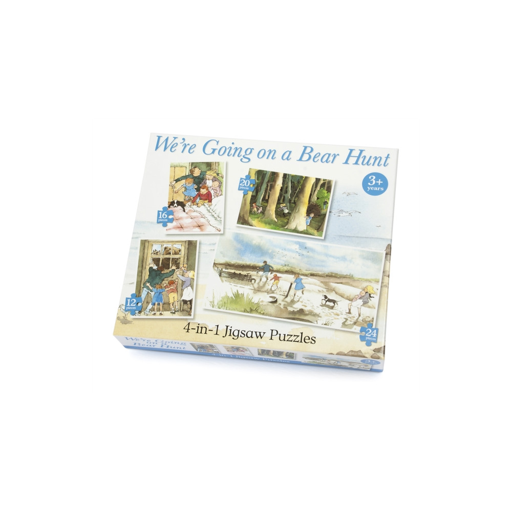 Produktbild för Bear Hunt  4 :1 Puzzle (häftad, eng)