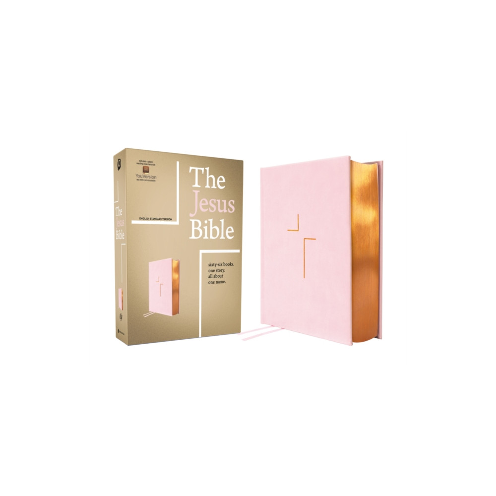 Produktbild för The Jesus Bible, ESV Edition, Leathersoft over Board, Pink (inbunden, eng)