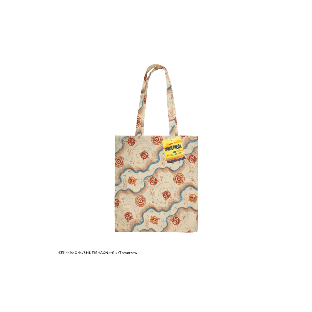Produktbild för Grand Line Map Tote Bag