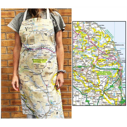 The Sugar Shed OS Map Adult Apron - The Broads