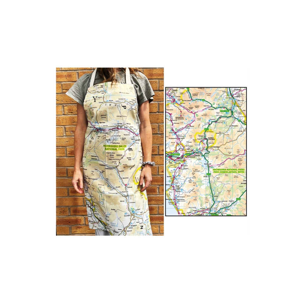 Produktbild för OS Map Adult Apron - Snowdonia National Park