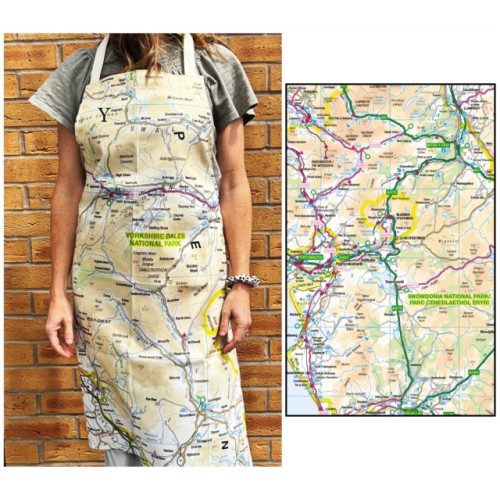 The Sugar Shed OS Map Adult Apron - Snowdonia National Park