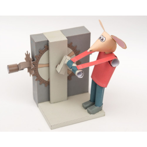 GO ON MAKE ME Mouse Machine -Rob Ives Paper Animation Kit