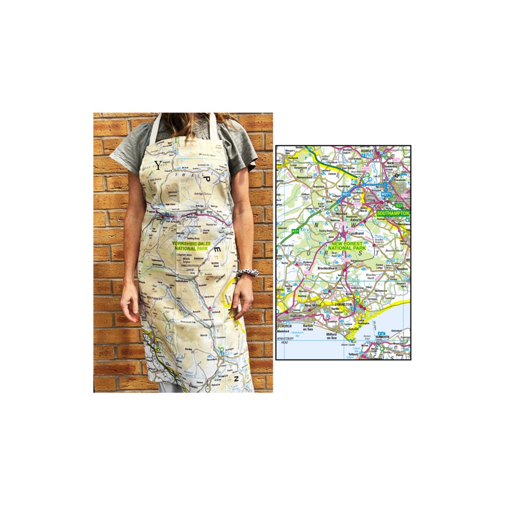 Produktbild för OS Map Adult Apron - New Forest National Park