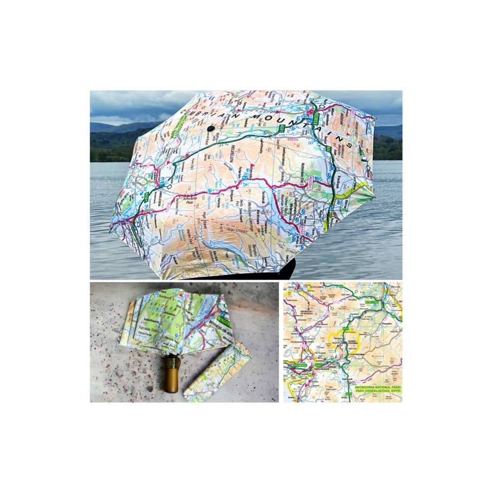 Produktbild för OS Map Premium Umbrella - Snowdonia National Park