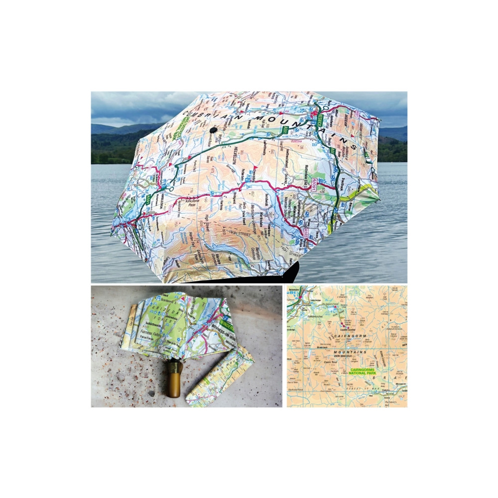 Produktbild för OS Map Premium Umbrella - Cairngorms National Park