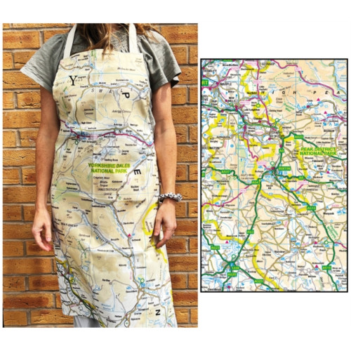 The Sugar Shed OS Map Adult Apron - Peak District National Park