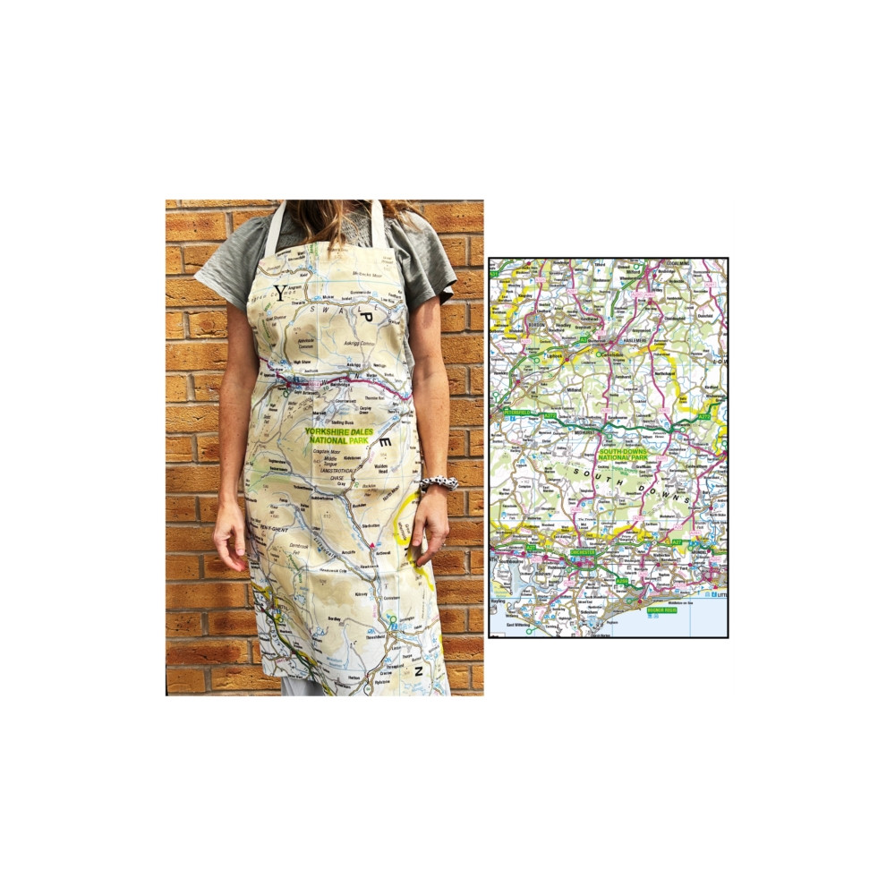 Produktbild för OS Map Adult Apron - South Downs National Park