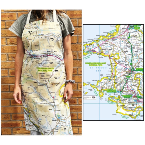 The Sugar Shed OS Map Adult Apron - Pembrokeshire Coast National Park