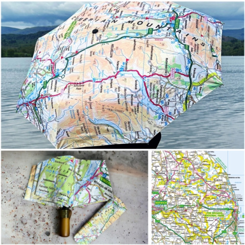 The Sugar Shed OS Map Premium Umbrella - The Broads