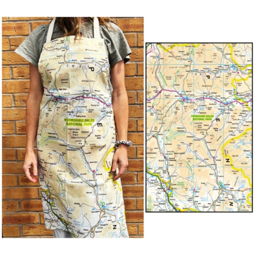 The Sugar Shed OS Map Adult Apron - Yorkshire Dales National Park