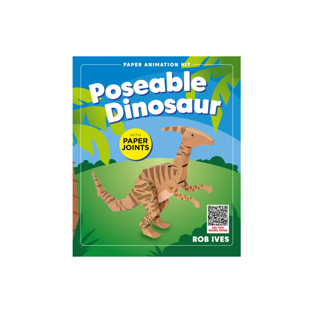 Produktbild för Poseable Dinosaur -Rob Ives Paper Animation Kit