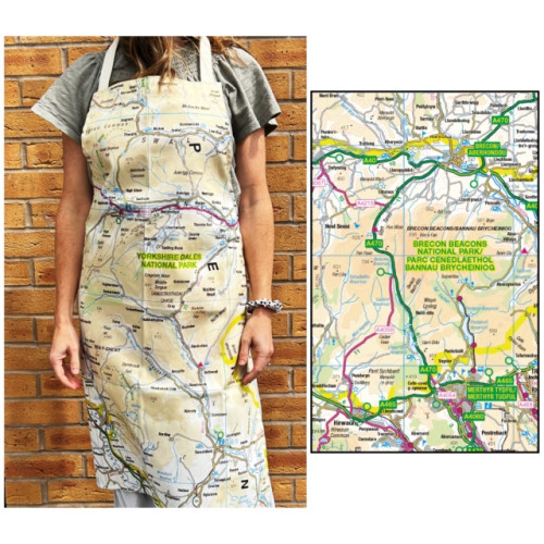 The Sugar Shed OS Map Adult Apron - Brecon Beacons National Park