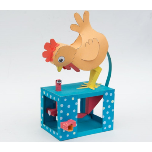 GO ON MAKE ME Hen Pecked -Rob Ives Paper Animation Kit