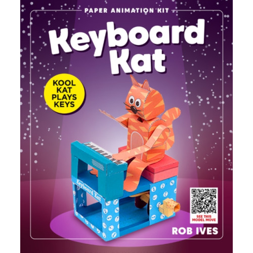 GO ON MAKE ME Keyboard Kat -Rob Ives Paper Animation Kit
