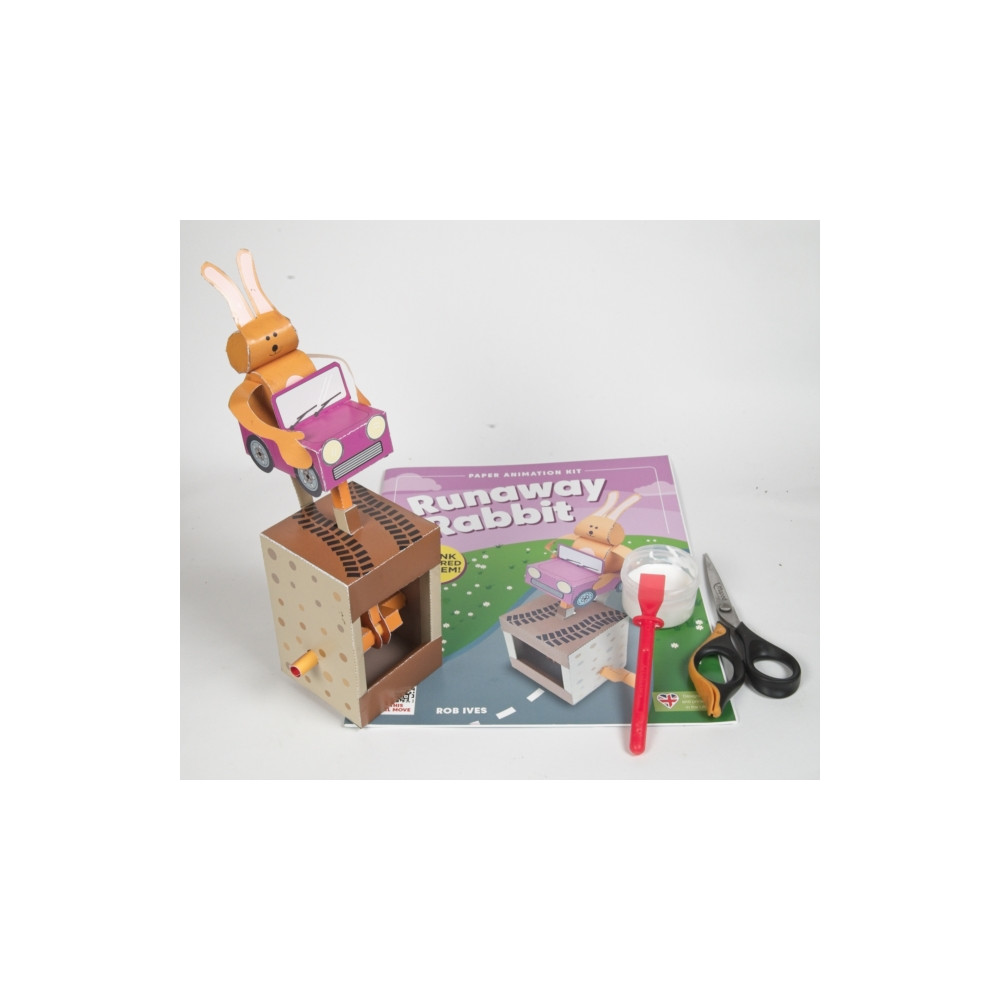 Produktbild för Runaway Rabbit -Rob Ives Paper Animation Kit