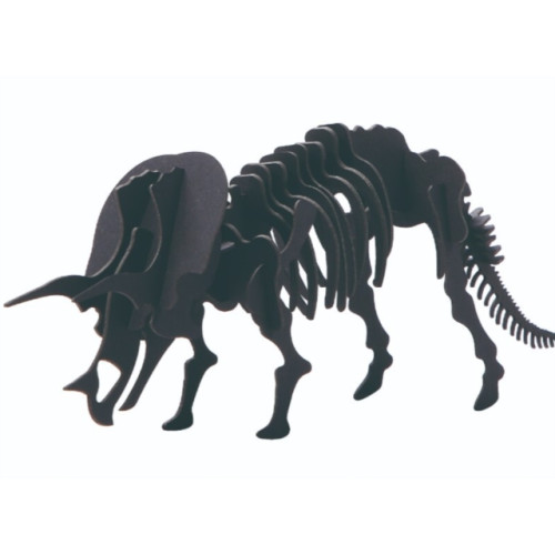 GO ON MAKE ME Triceratops Skeleton Card Puzzle