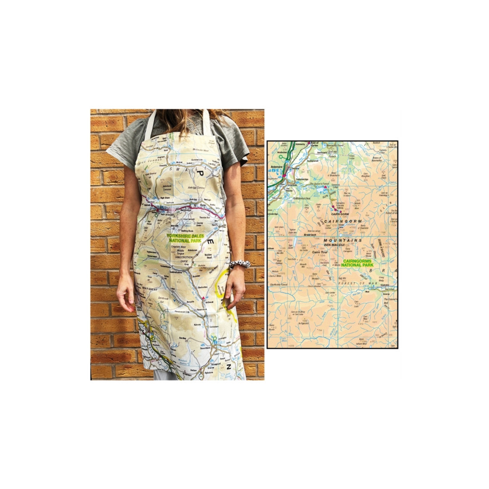 Produktbild för OS Map Adult Apron - Cairngorms National Park