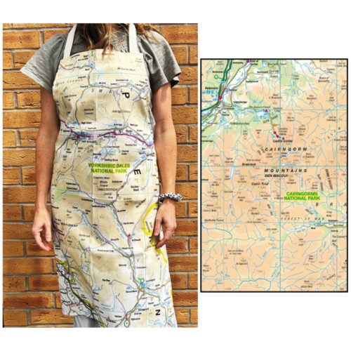 The Sugar Shed OS Map Adult Apron - Cairngorms National Park