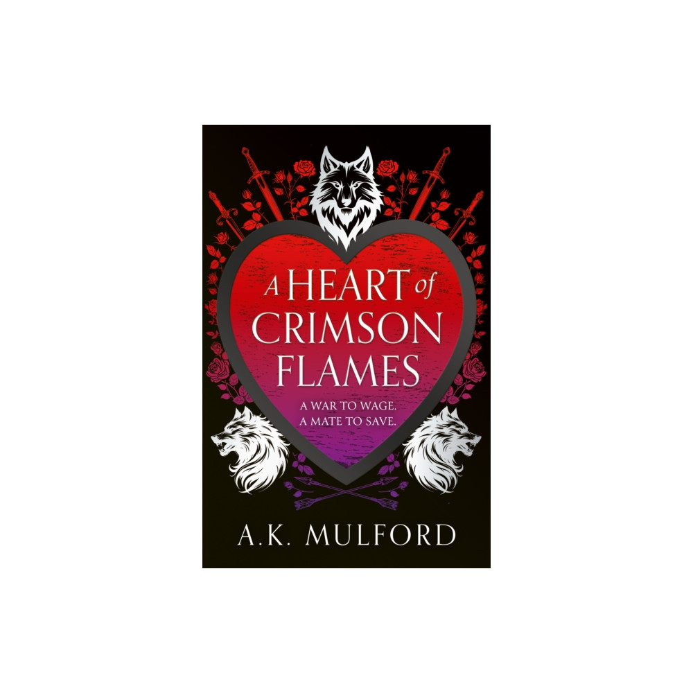 Produktbild för A Heart of Crimson Flames (inbunden, eng)