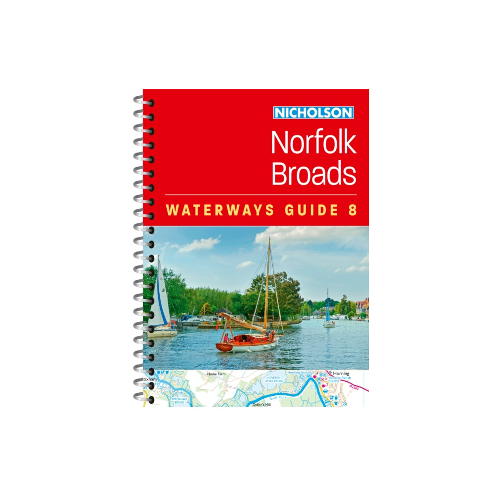 Produktbild för Norfolk Broads (8) (bok, spiral, eng)