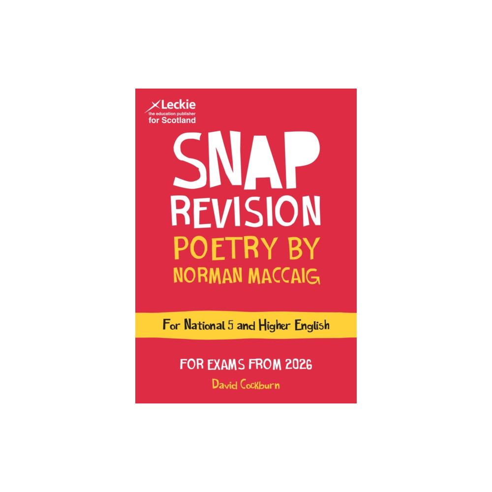 Produktbild för National 5/Higher English Revision: Poetry by Carol Ann Duffy (häftad, eng)