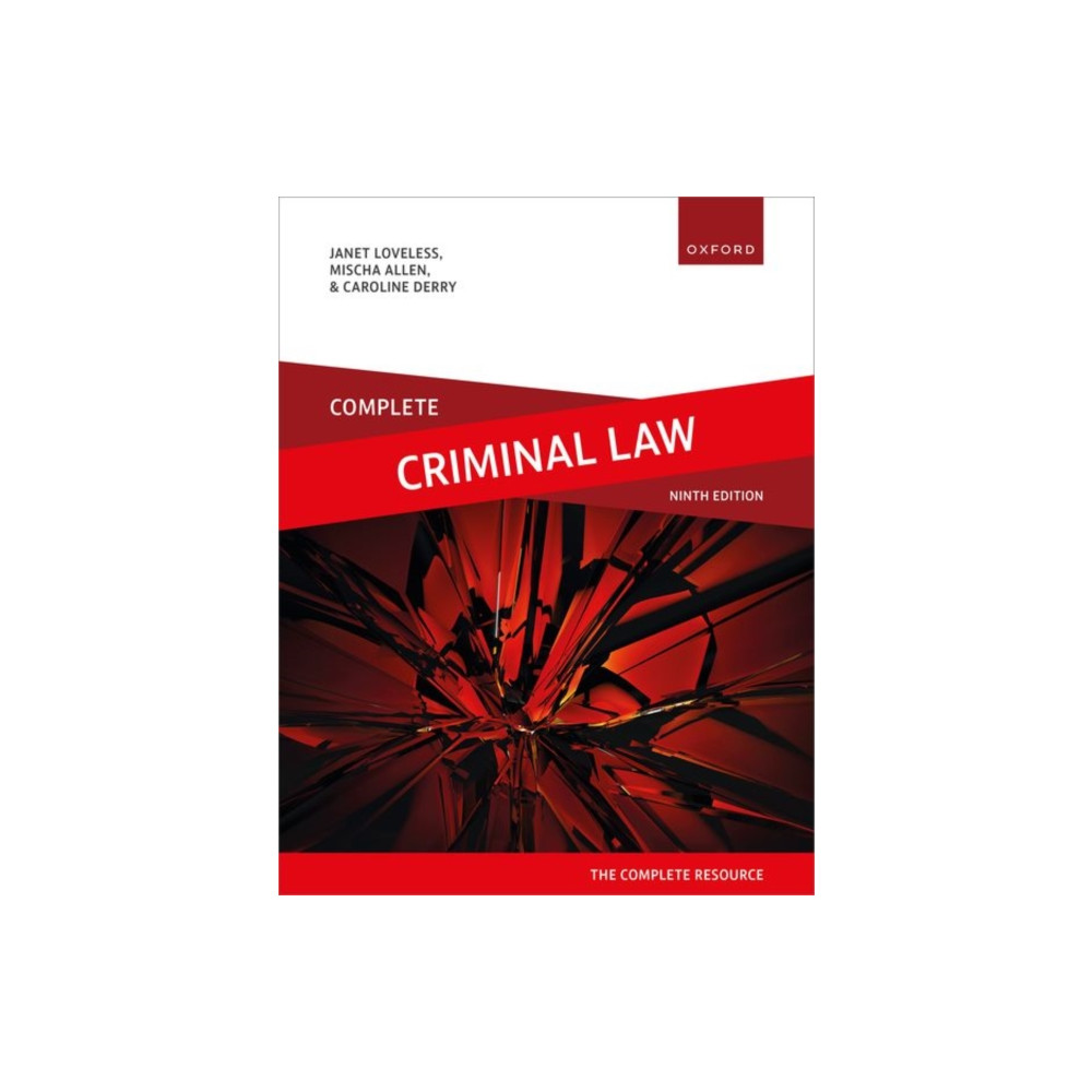 Produktbild för Complete Criminal Law (häftad, eng)