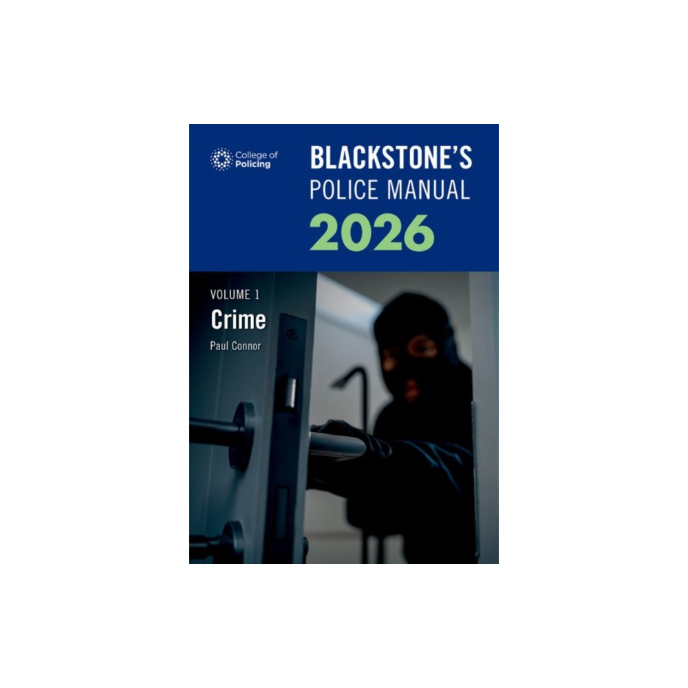 Produktbild för Blackstone's Police Manuals Volume 1: Crime 2026 (häftad, eng)